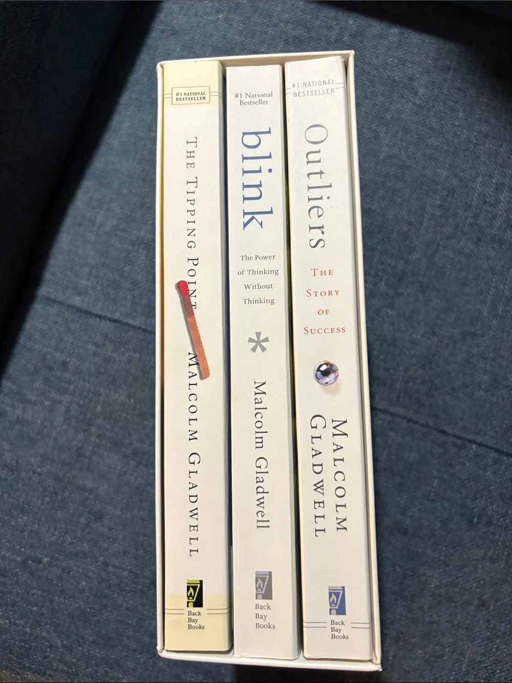 Malcolm Gladwell Paperback Box Set — White Spines